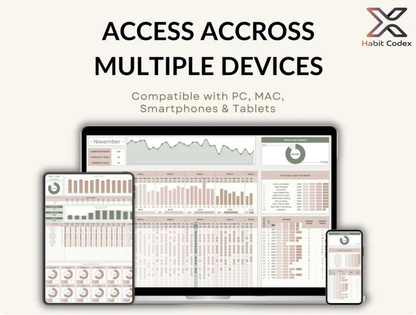 Habit Tracker for Excel & Google Sheets